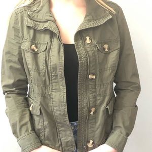 Olive army utility jacket